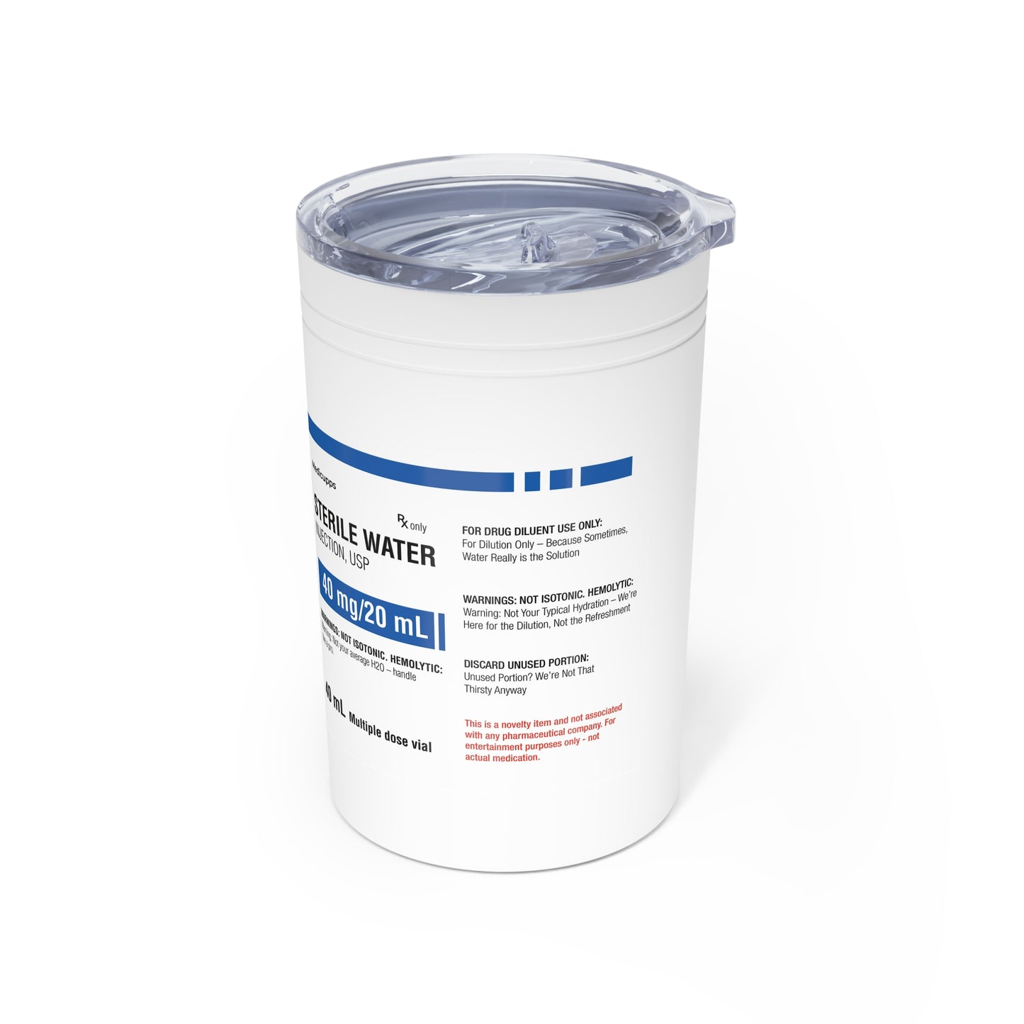 STERILE WATER Insulated Tumbler, 11oz