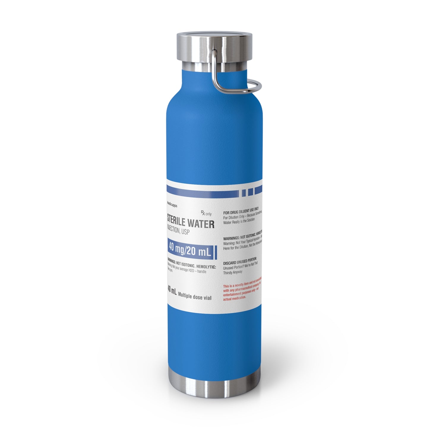 CAFFEINE CITRATE Copper Vacuum Insulated Bottle, 22oz