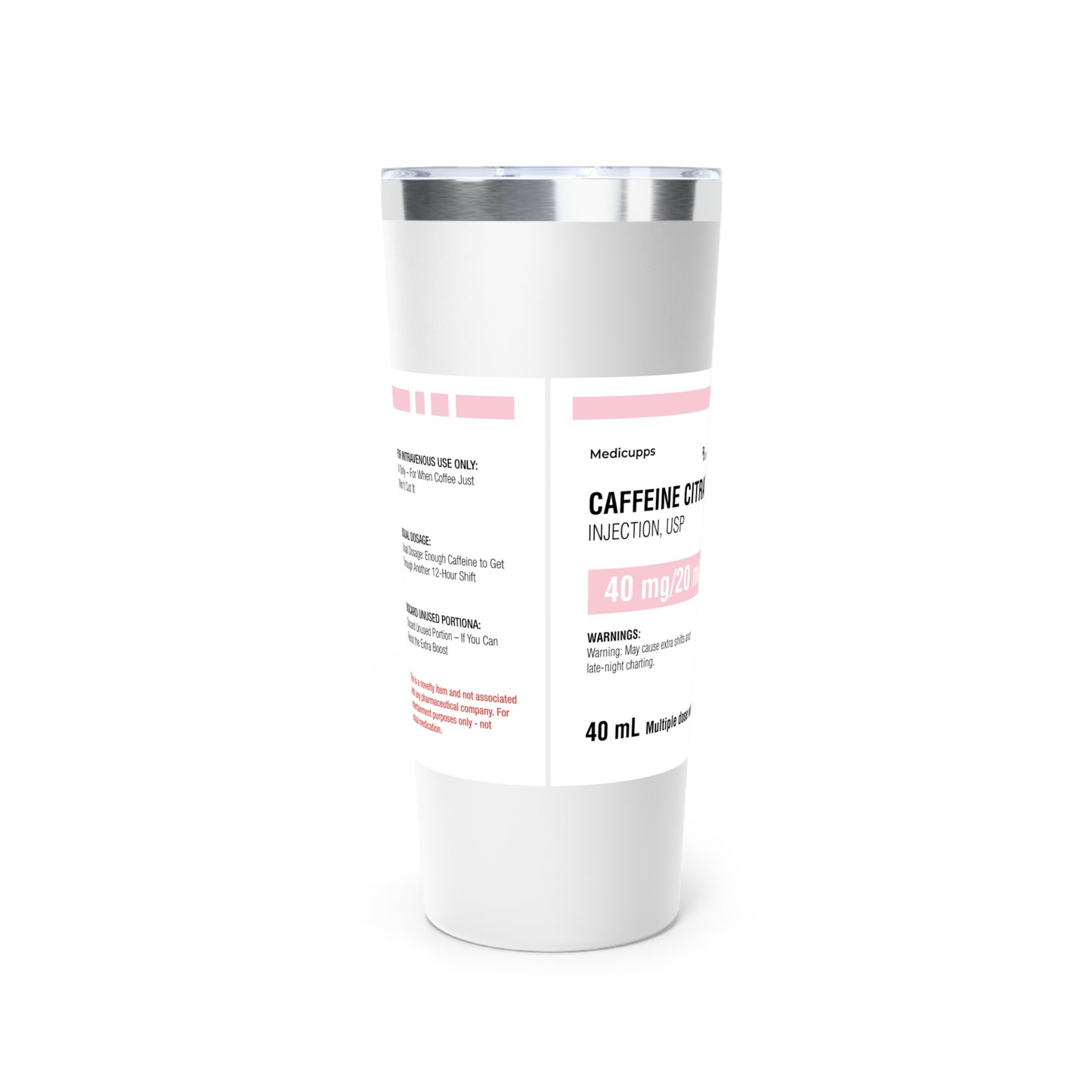 CAFFEINE CITRATE Vacuum Insulated Tumbler, 22oz
