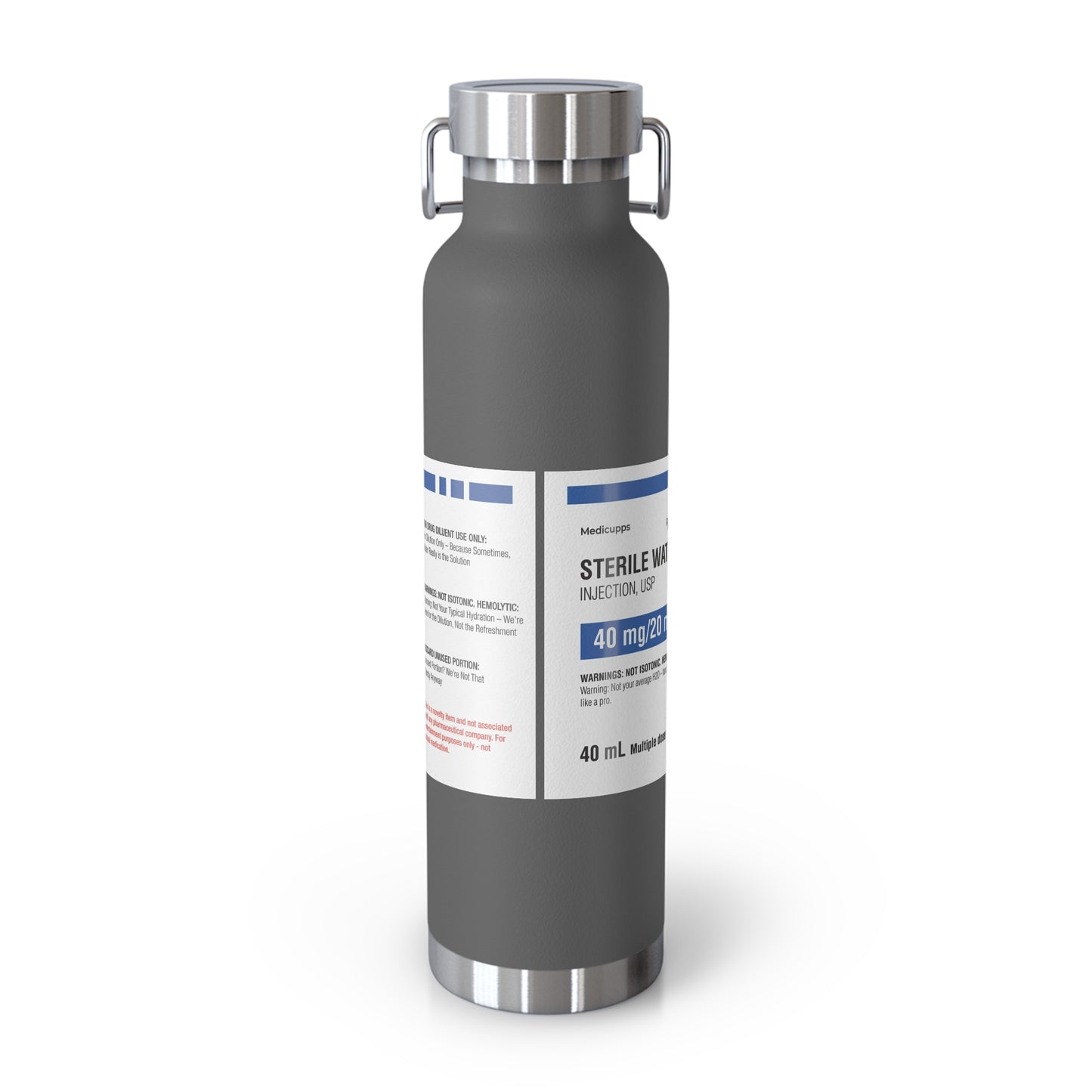 CAFFEINE CITRATE Copper Vacuum Insulated Bottle, 22oz
