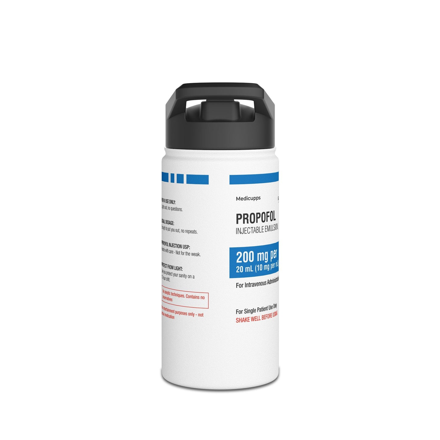 PROPOFOL Water Bottle, Standard Lid