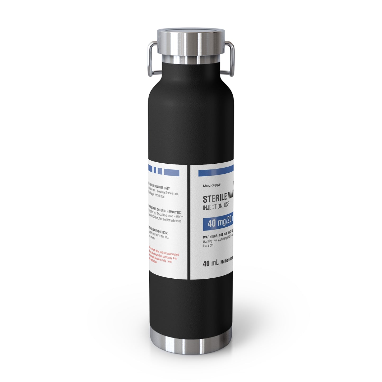CAFFEINE CITRATE Copper Vacuum Insulated Bottle, 22oz
