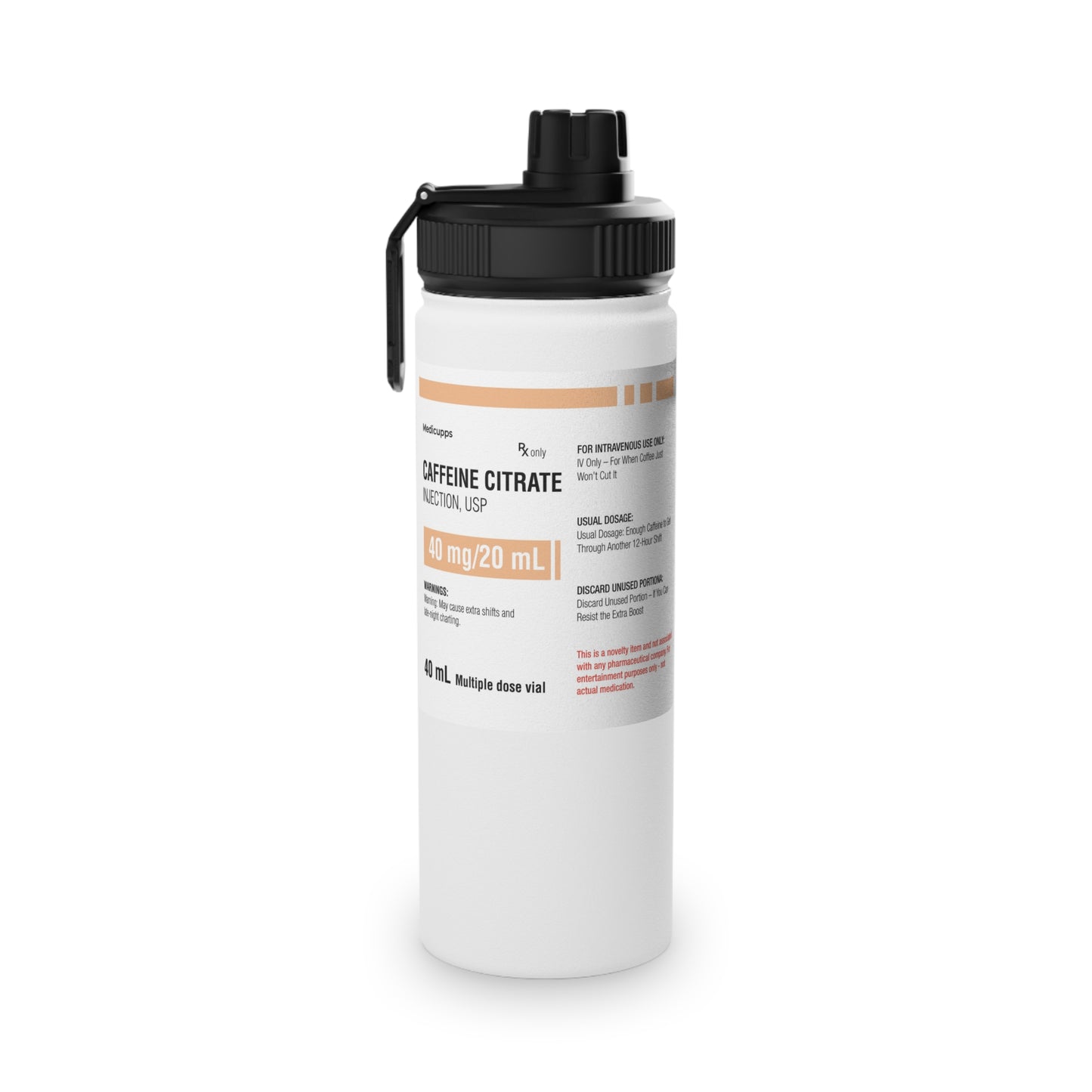 Copy of CAFFEINE CITRATE SPORTS BOTTLE