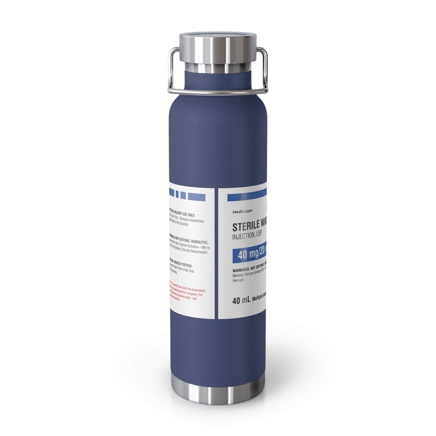 CAFFEINE CITRATE Copper Vacuum Insulated Bottle, 22oz