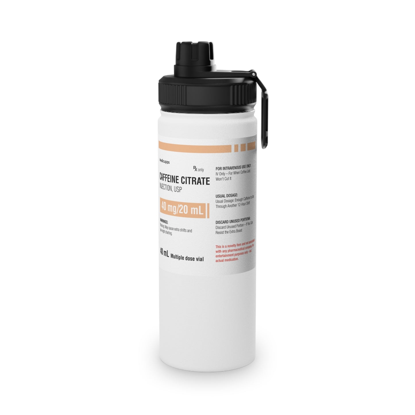 Copy of CAFFEINE CITRATE SPORTS BOTTLE