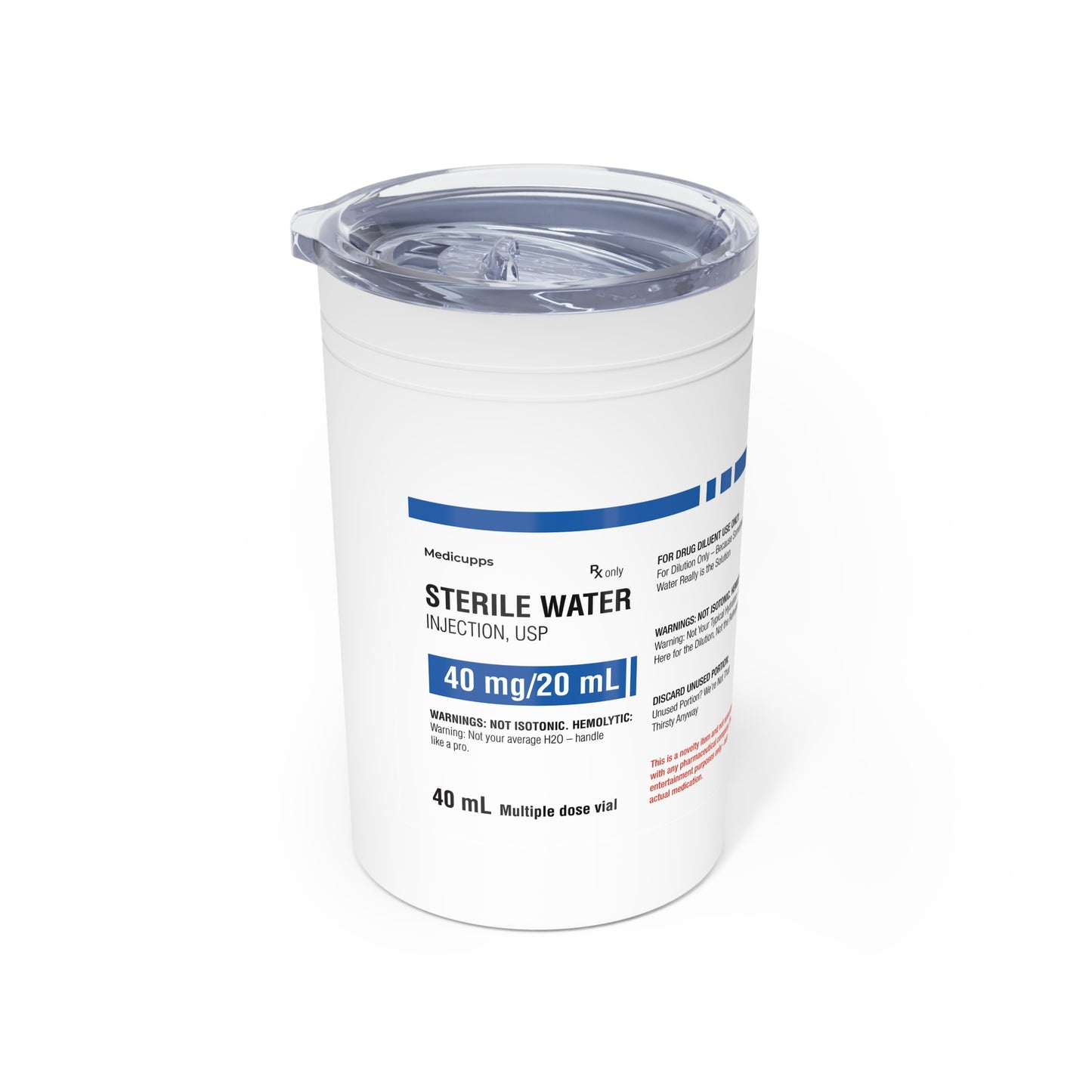STERILE WATER Insulated Tumbler, 11oz