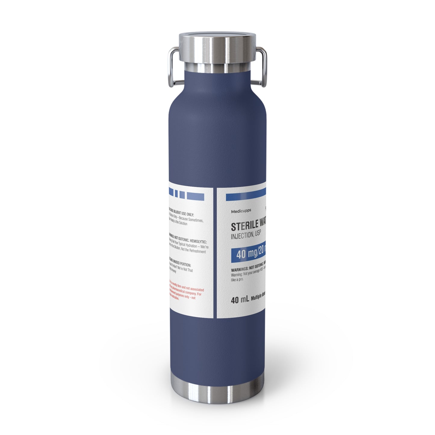 CAFFEINE CITRATE Copper Vacuum Insulated Bottle, 22oz