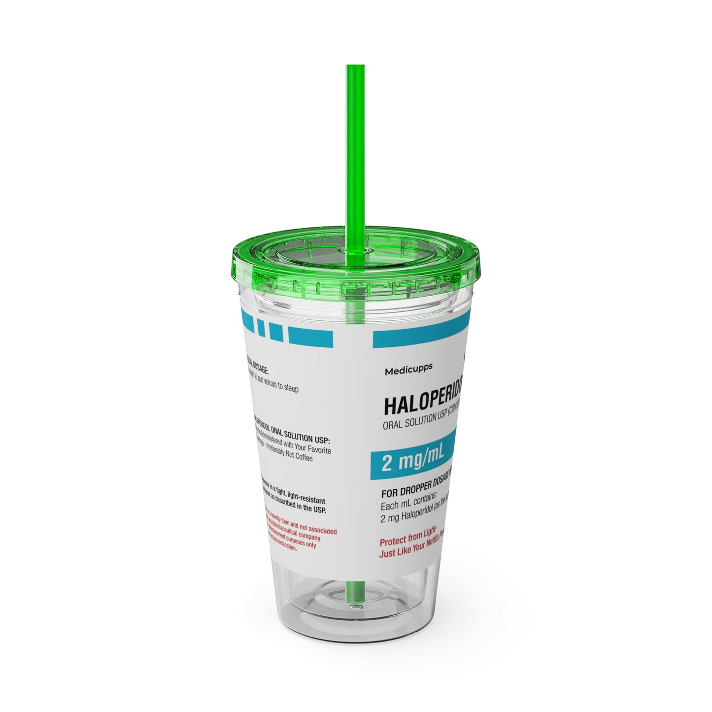 HALOPERIDOL Tumbler with Straw, 16oz