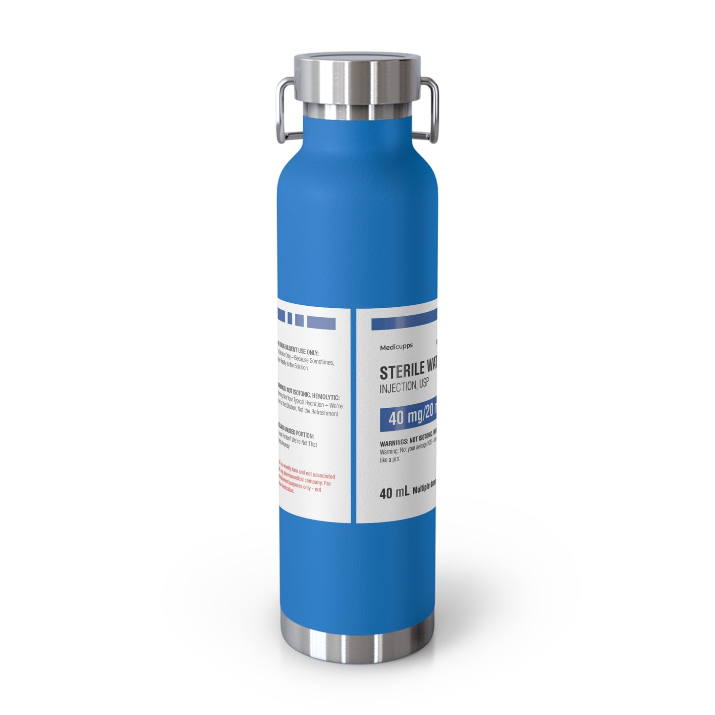 CAFFEINE CITRATE Copper Vacuum Insulated Bottle, 22oz