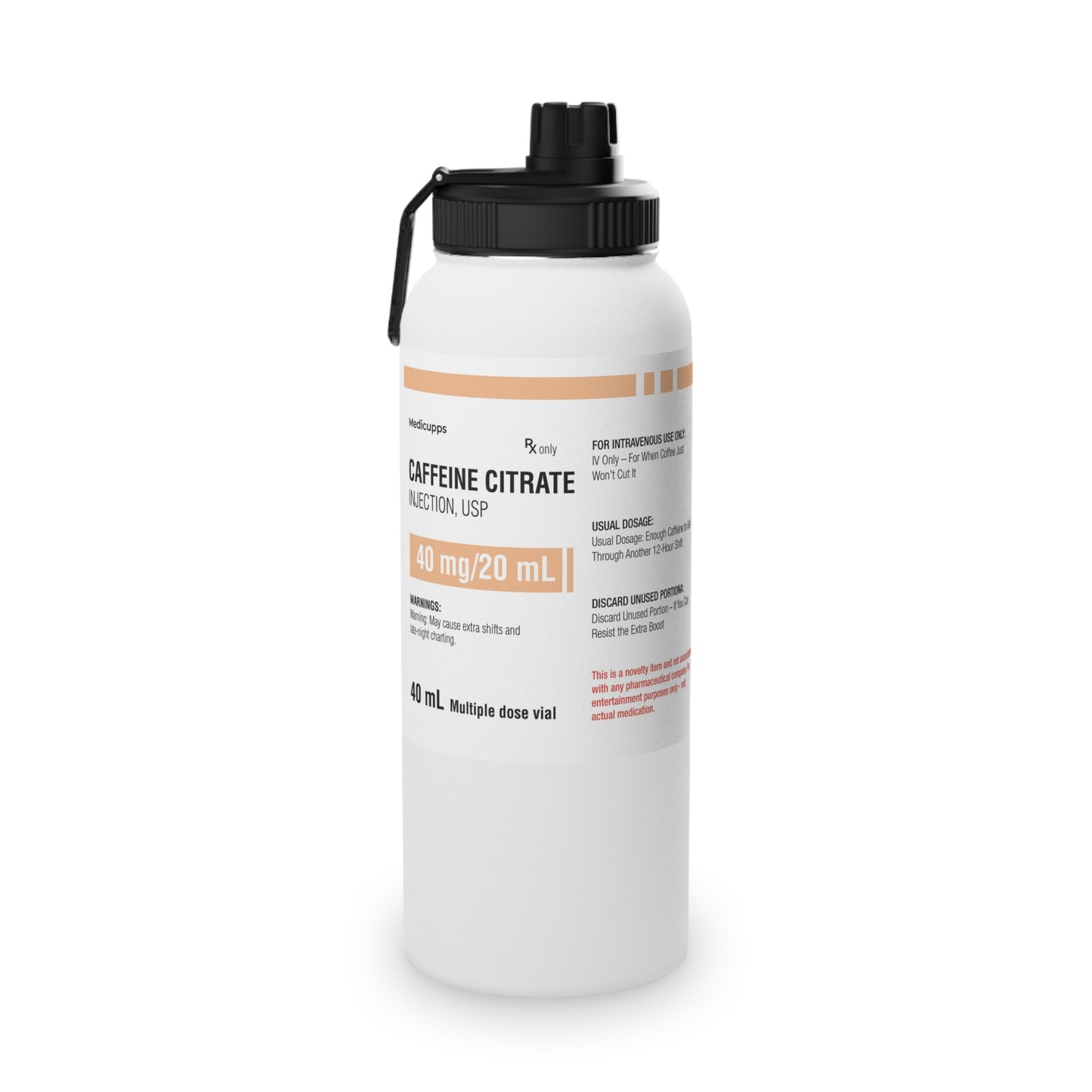 Copy of CAFFEINE CITRATE SPORTS BOTTLE