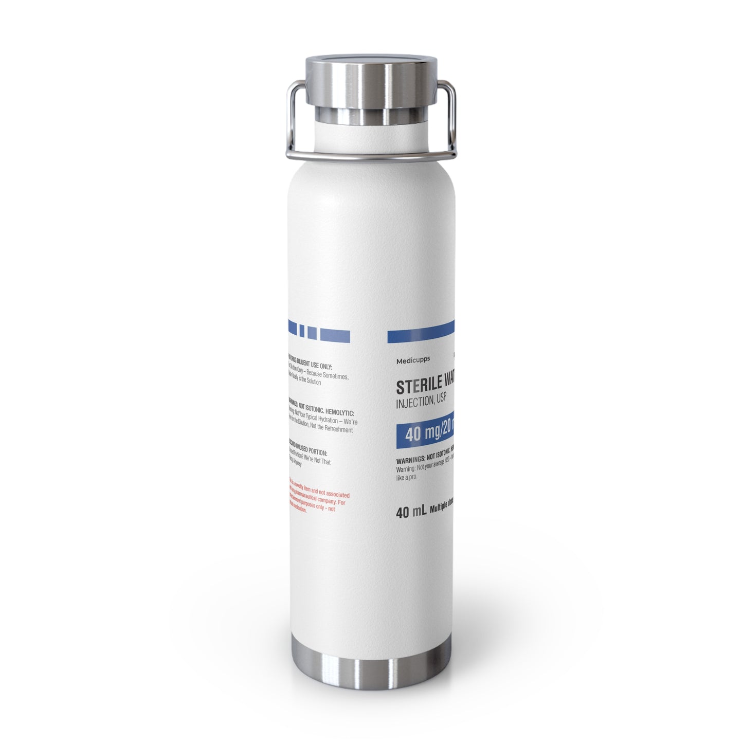 CAFFEINE CITRATE Copper Vacuum Insulated Bottle, 22oz