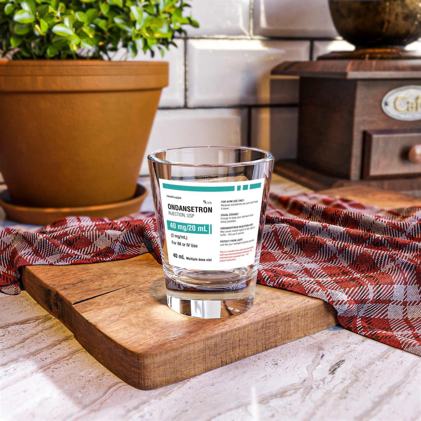 ONDANSETRON Shot Glass, 1.5oz