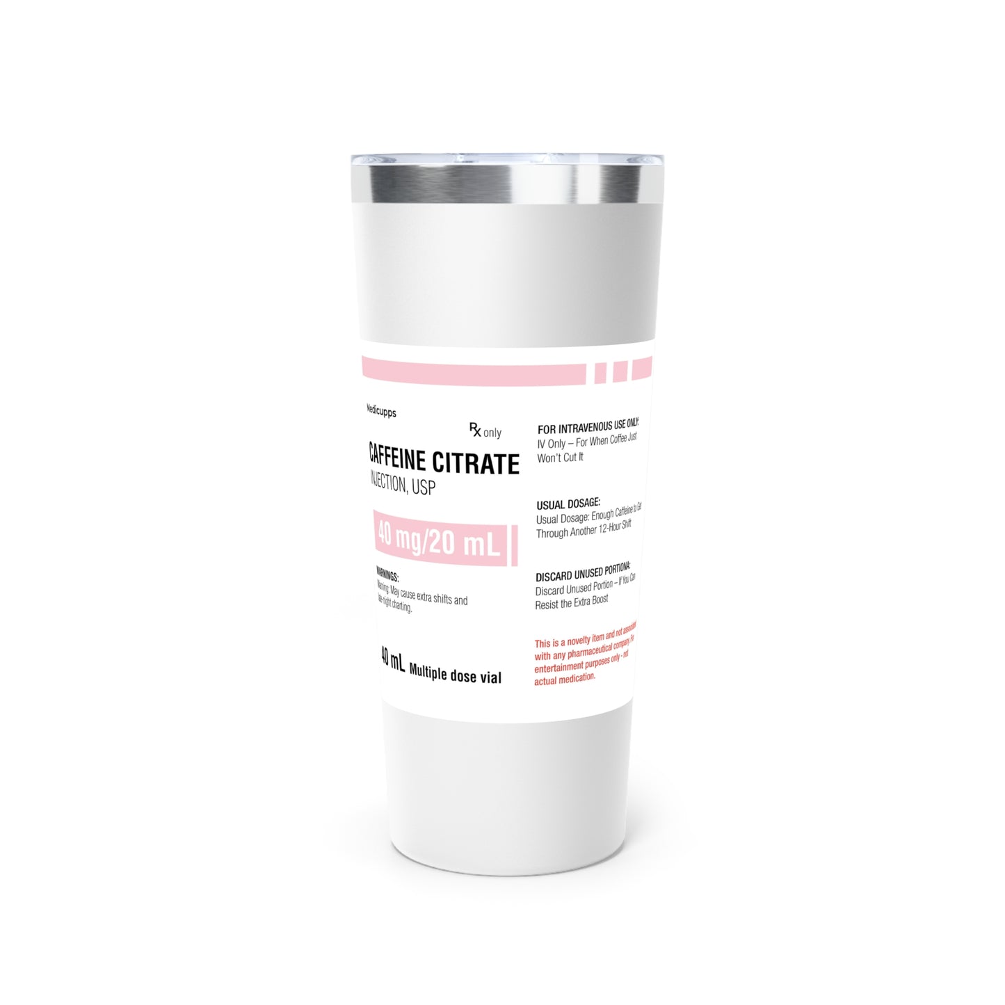 CAFFEINE CITRATE Vacuum Insulated Tumbler, 22oz