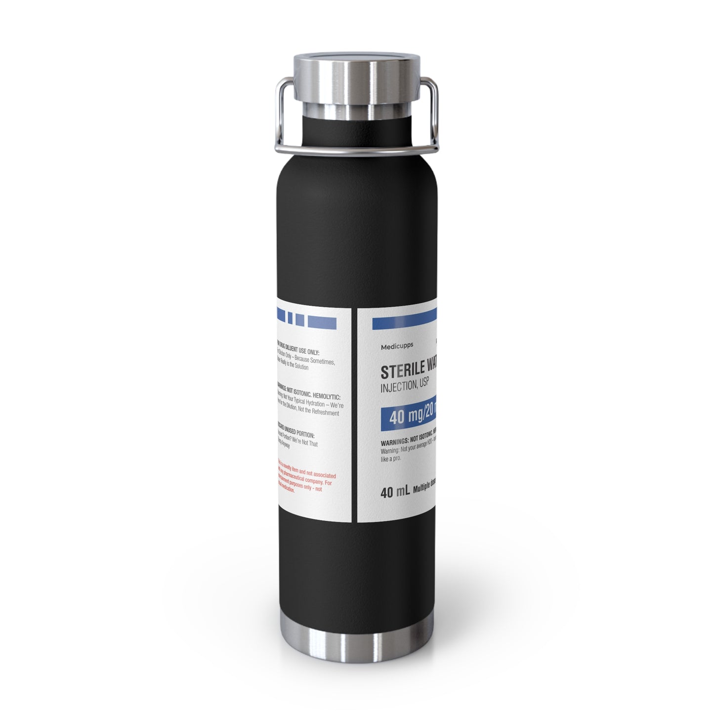 CAFFEINE CITRATE Copper Vacuum Insulated Bottle, 22oz