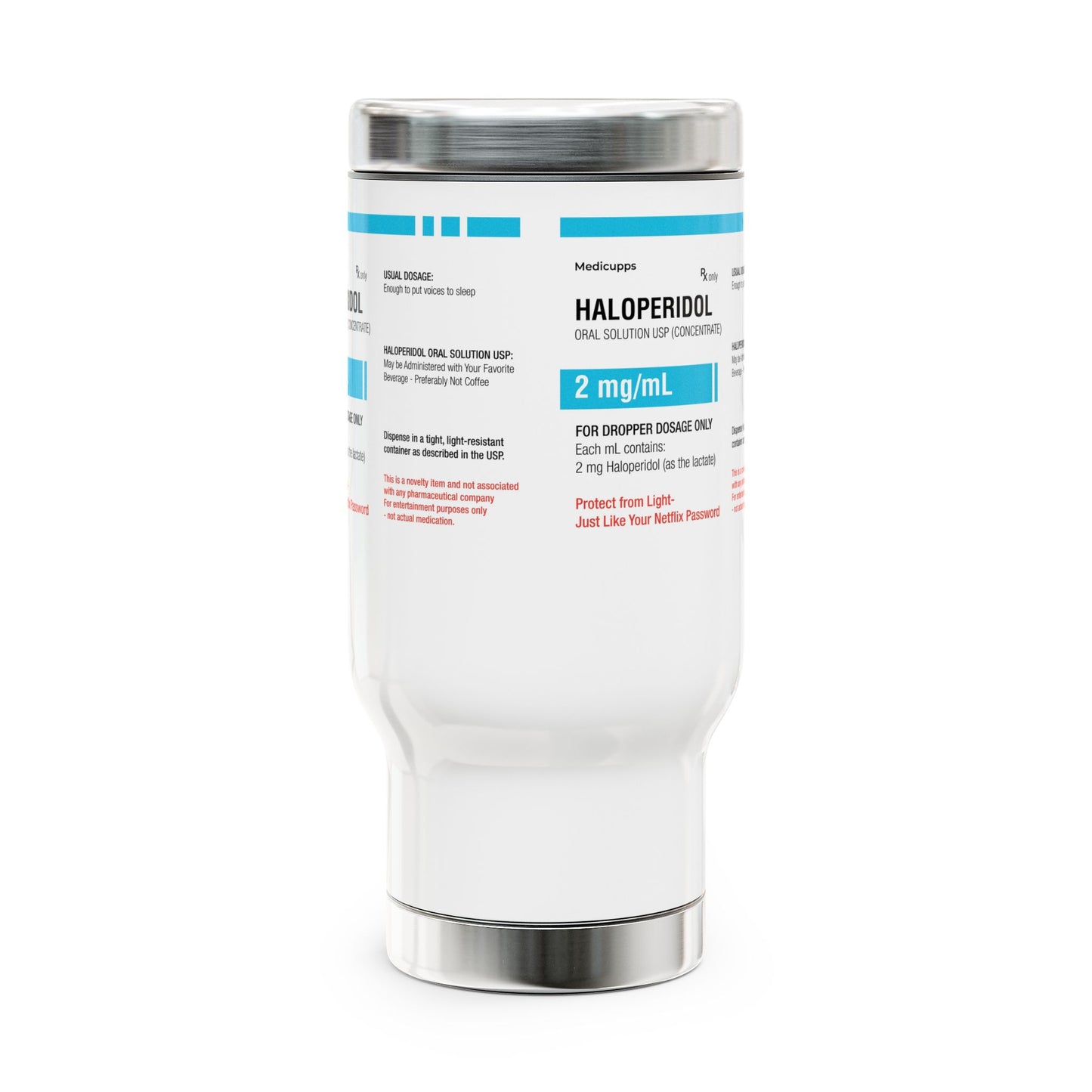 HALOPERIDOL Travel Mug with Handle, 14oz