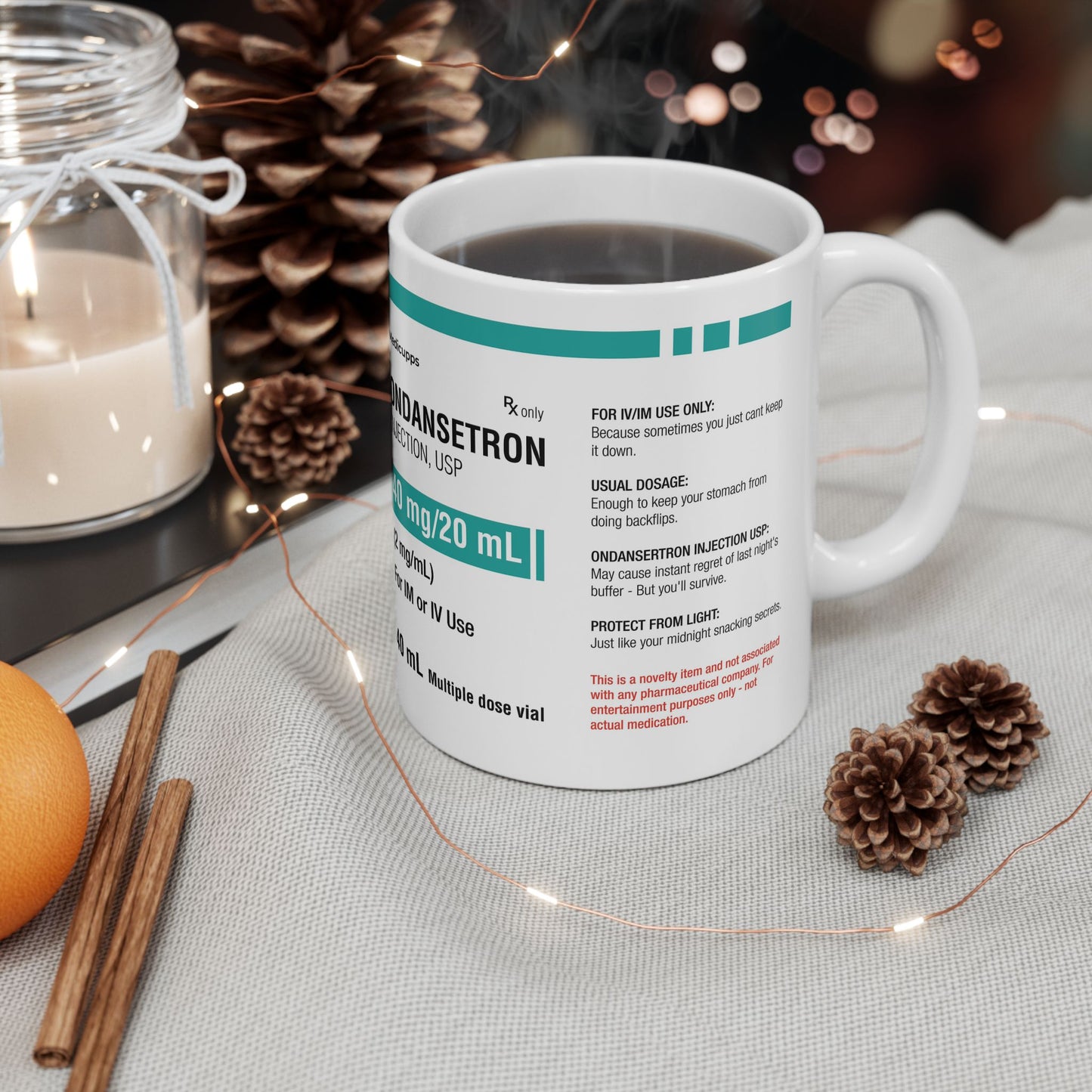 ONDANSETRON Ceramic Mug, (11oz, 15oz)