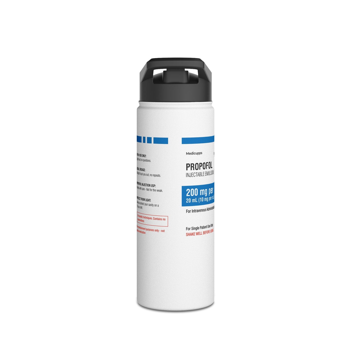 PROPOFOL Water Bottle, Standard Lid