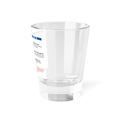 STERILE WATER Shot Glass, 1.5oz