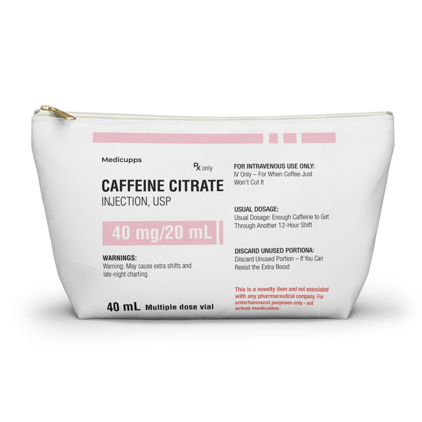 CAFFEINE CITRATEAccessory Pouch w T-bottom