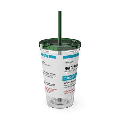 HALOPERIDOL Tumbler with Straw, 16oz