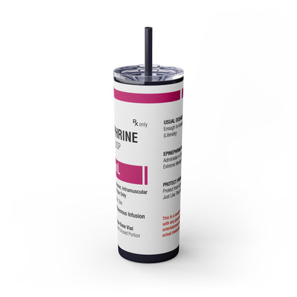 Skinny Tumbler with Straw, 20oz