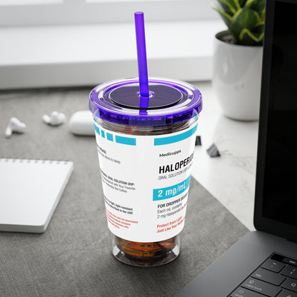 HALOPERIDOL Tumbler with Straw, 16oz