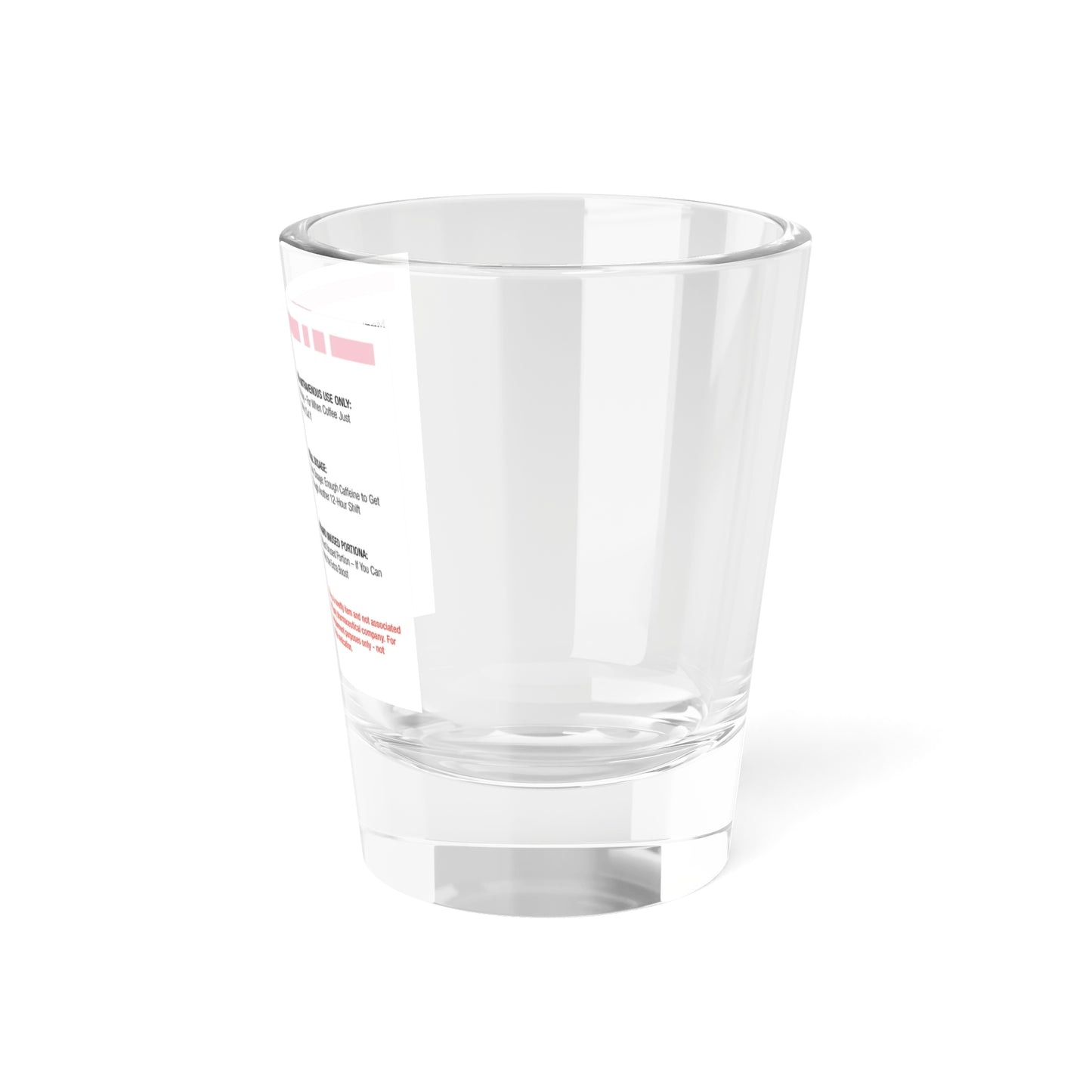 CAFFEINE CITRATE Shot Glass, 1.5oz