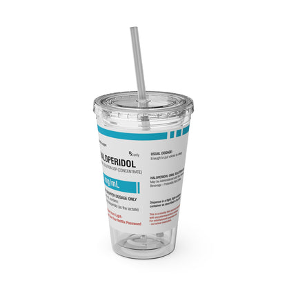 HALOPERIDOL Tumbler with Straw, 16oz