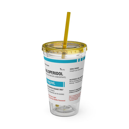 HALOPERIDOL Tumbler with Straw, 16oz