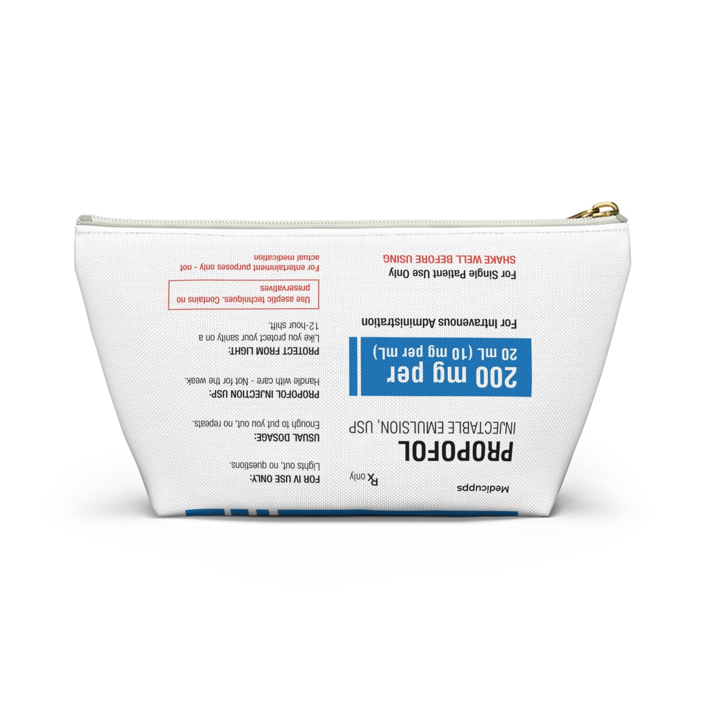 PROPOFOL Accessory Pouch w T-bottom