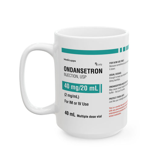 ONDANSETRON Ceramic Mug, (11oz, 15oz)