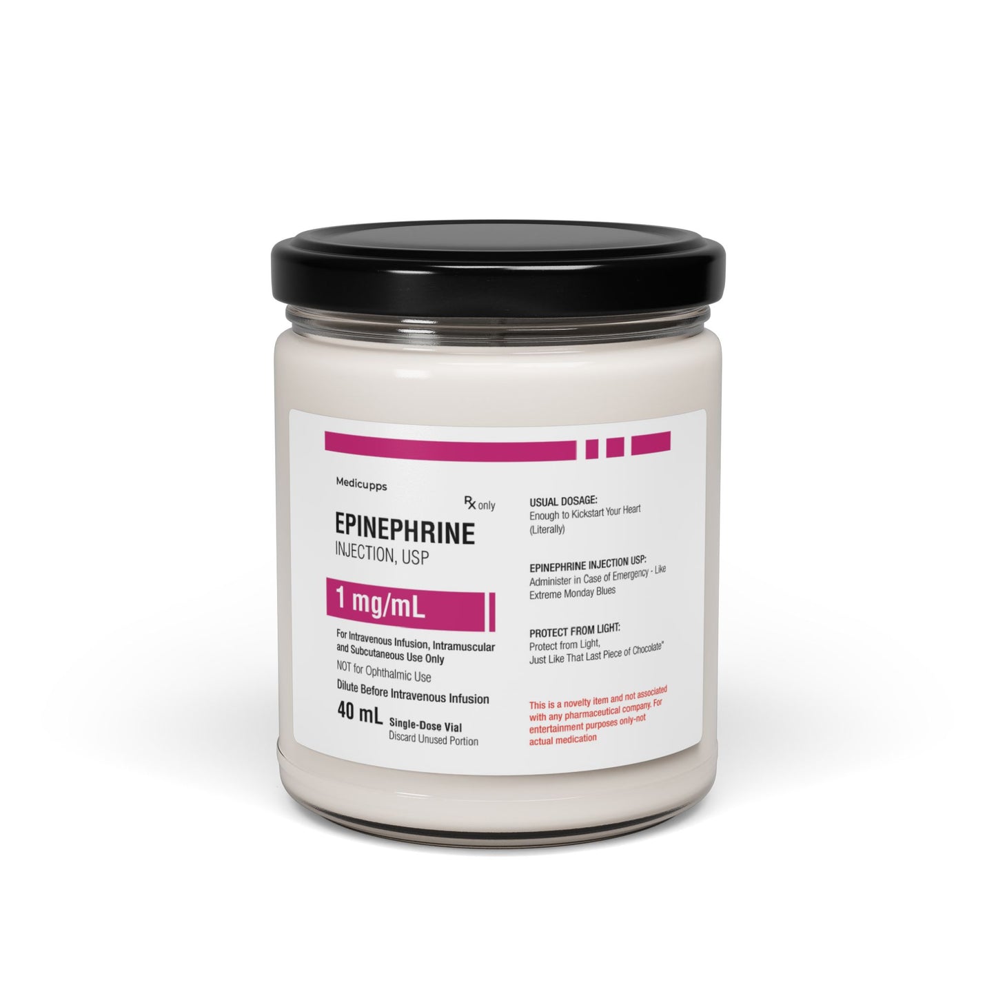 EPINEPHRINE Scented Soy Candle, 9oz