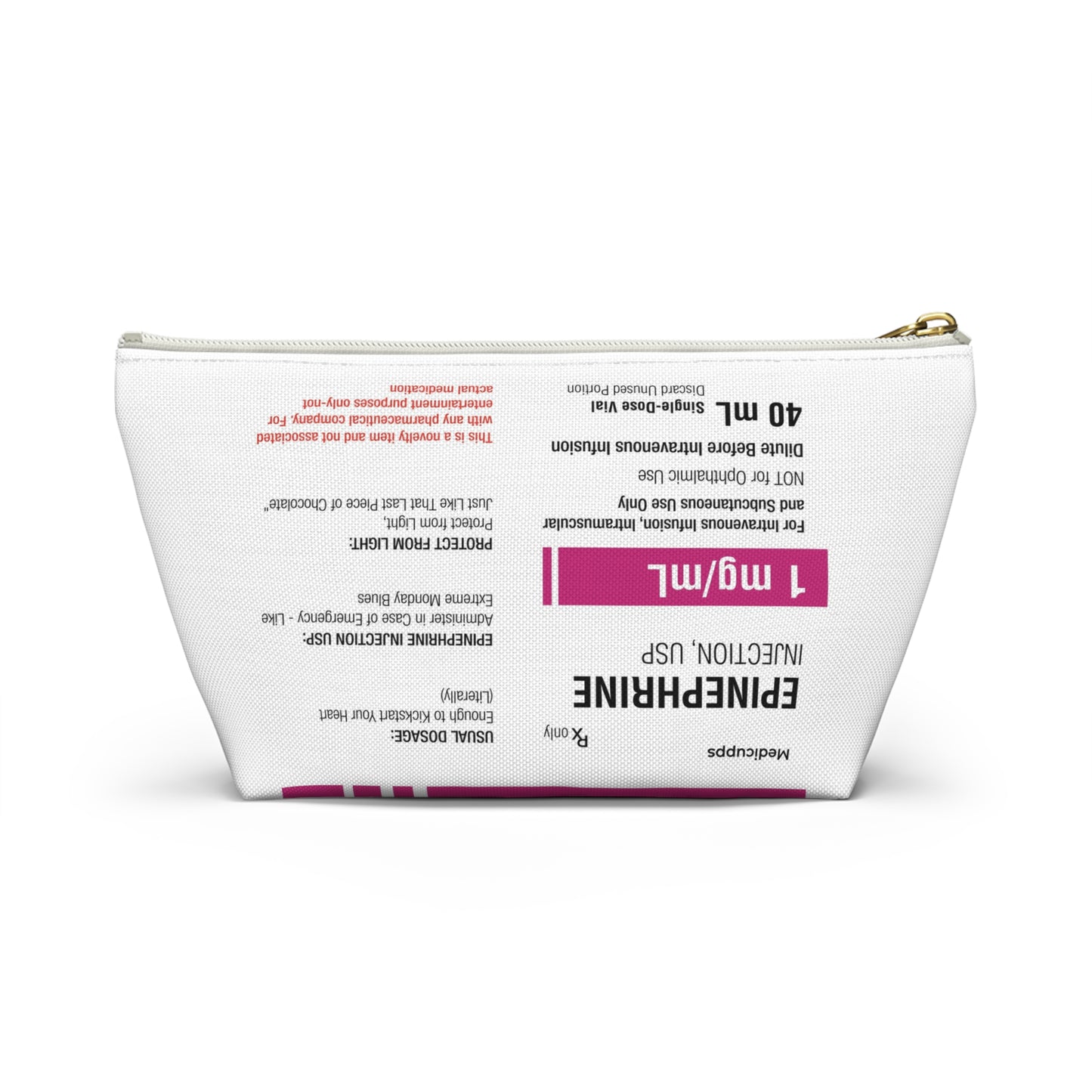 EPINEPHRINE Accessory Pouch w T-bottom