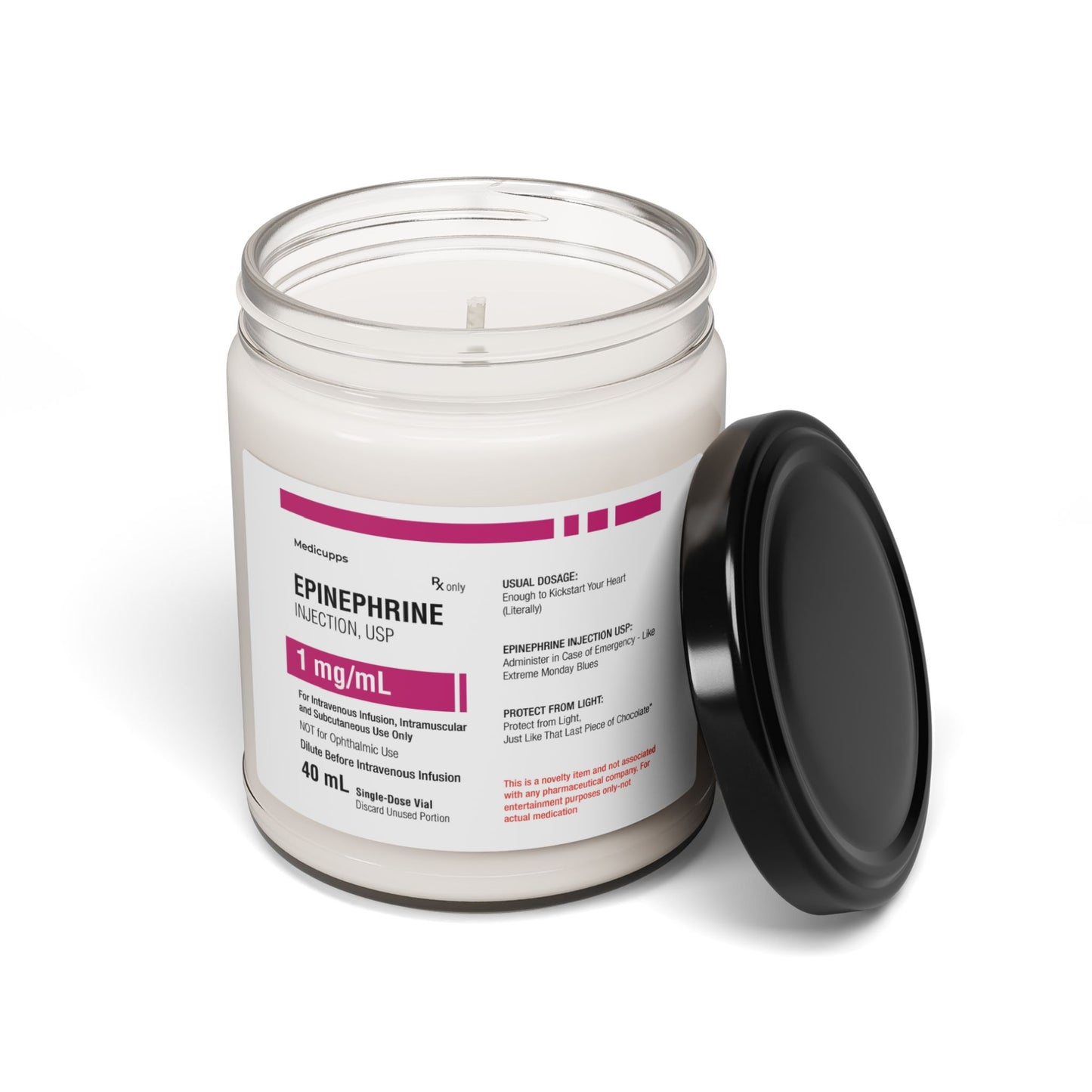 EPINEPHRINE Scented Soy Candle, 9oz