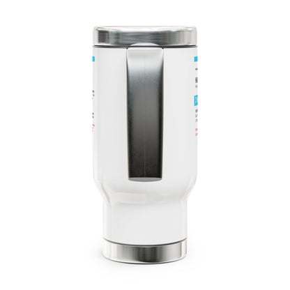 HALOPERIDOL Travel Mug with Handle, 14oz