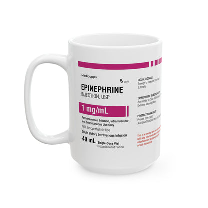 EPINEPHRINE Ceramic Mug, (11oz, 15oz)