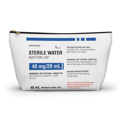 STERILE WATER  Accessory Pouch w T-bottom