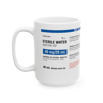 STERILE WATER  Ceramic Mug, (11oz, 15oz)