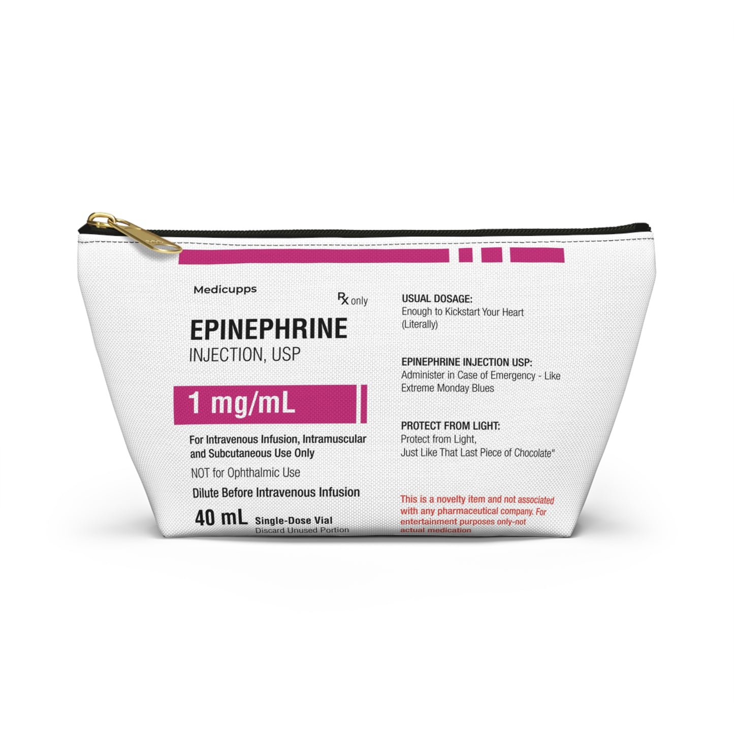 EPINEPHRINE Accessory Pouch w T-bottom