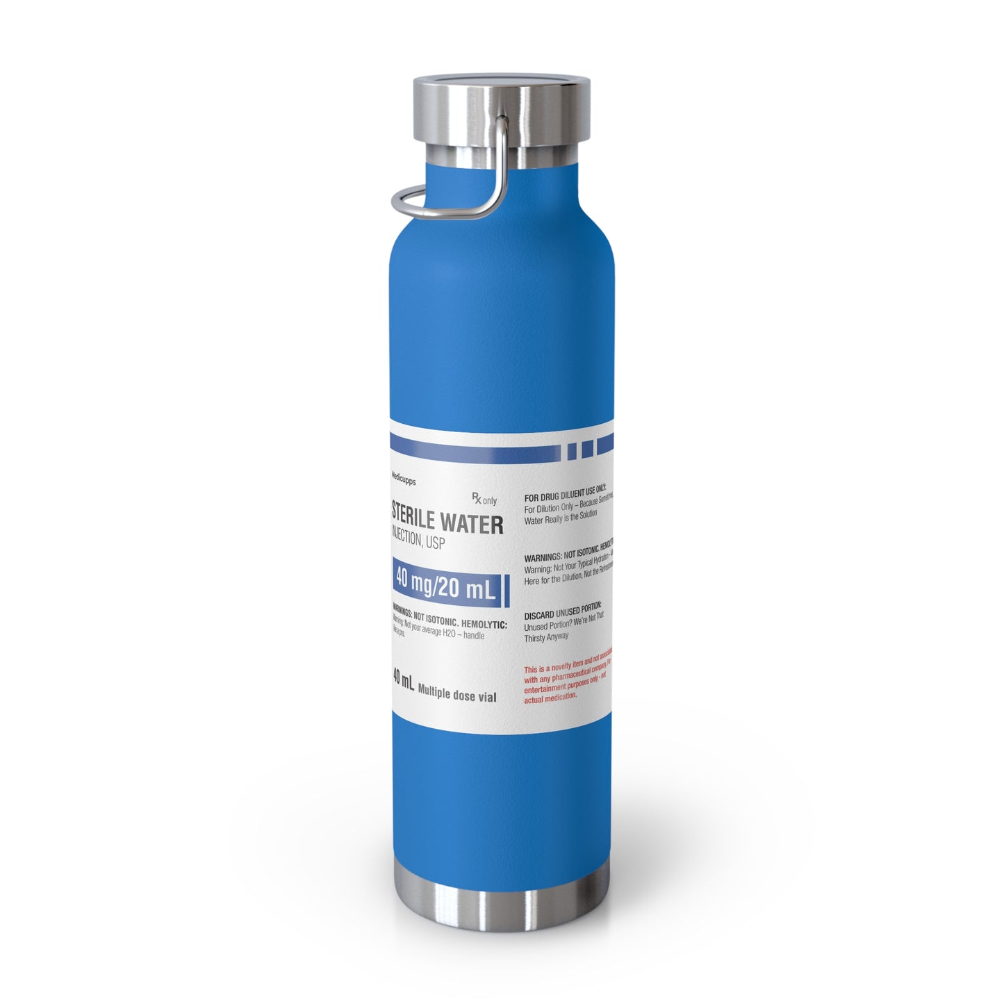 CAFFEINE CITRATE Copper Vacuum Insulated Bottle, 22oz