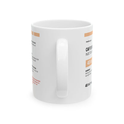 CAFFEINE CITRATE Ceramic Mug, (11oz, 15oz)