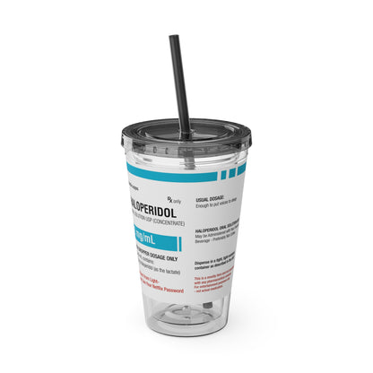 HALOPERIDOL Tumbler with Straw, 16oz
