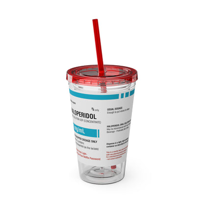 HALOPERIDOL Tumbler with Straw, 16oz
