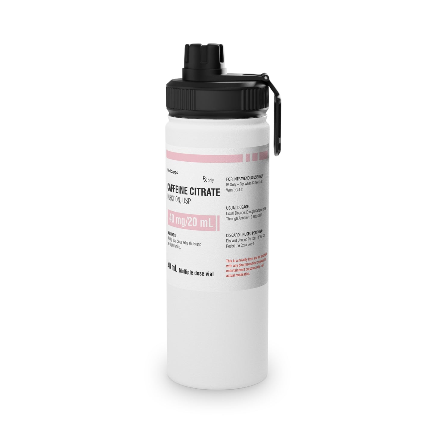 CAFFEINE CITRATE SPORTS BOTTLE