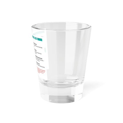 ONDANSETRON Shot Glass, 1.5oz