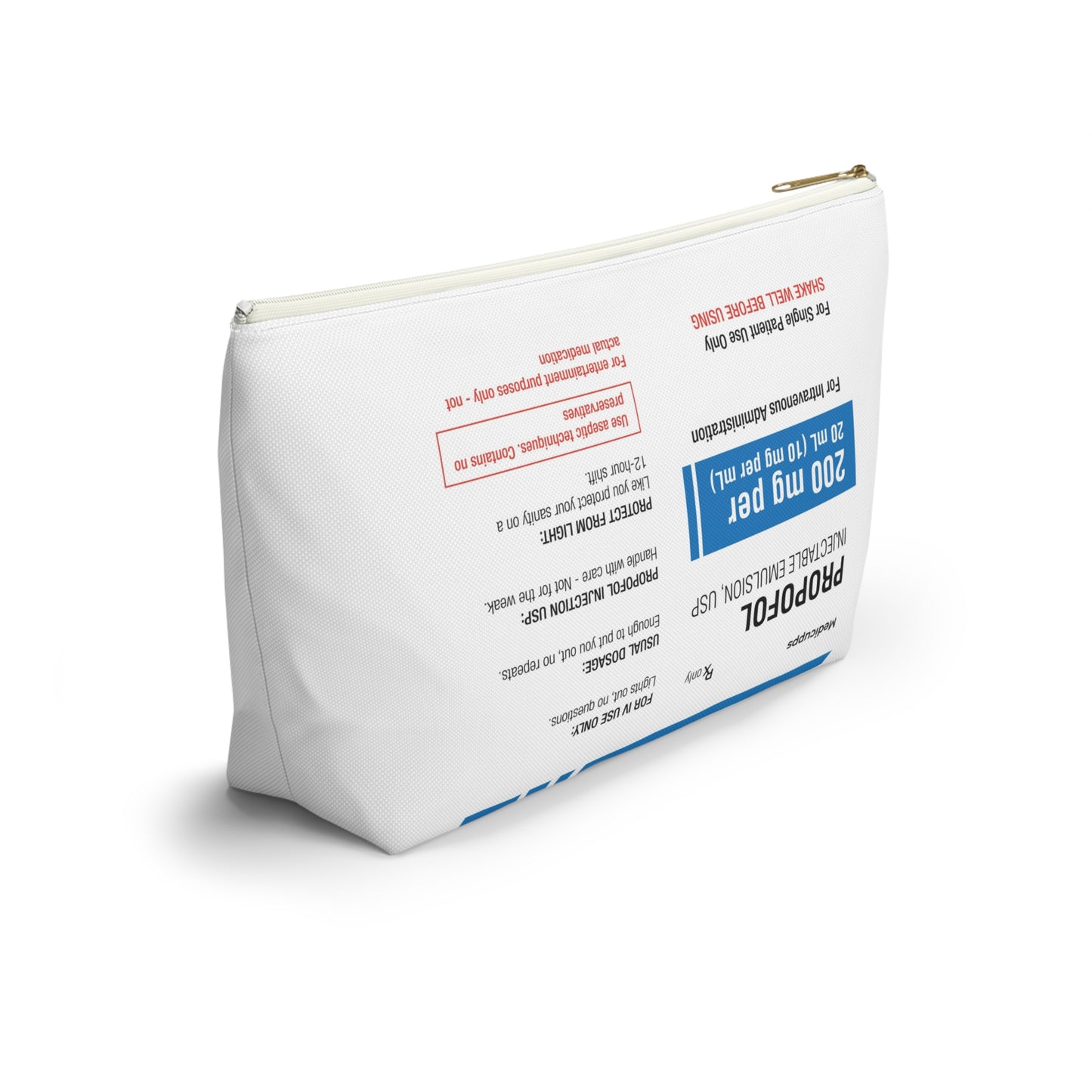 PROPOFOL Accessory Pouch w T-bottom