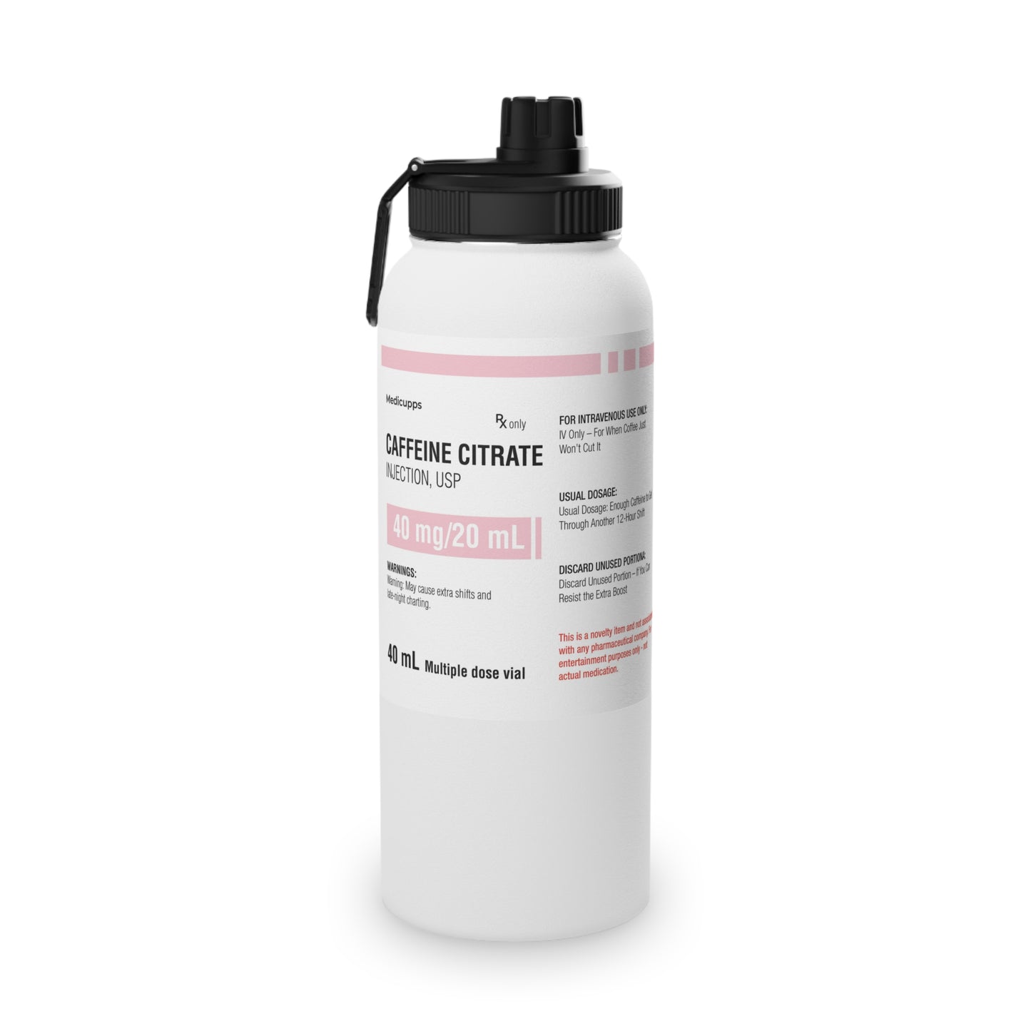 CAFFEINE CITRATE SPORTS BOTTLE