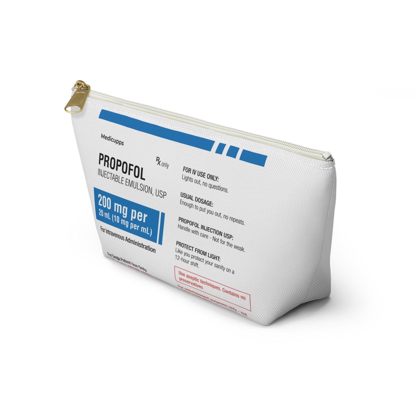 PROPOFOL Accessory Pouch w T-bottom