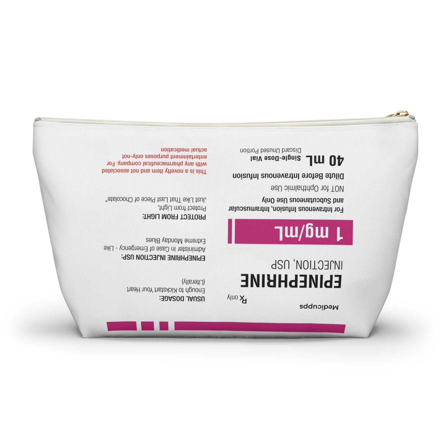 EPINEPHRINE Accessory Pouch w T-bottom