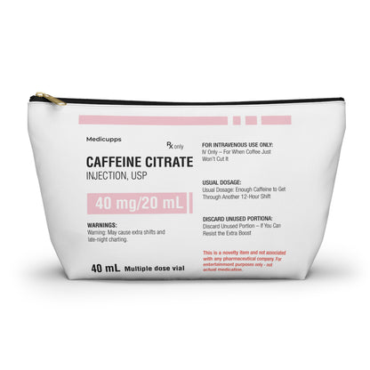 CAFFEINE CITRATE Accessory Pouch w T-bottom